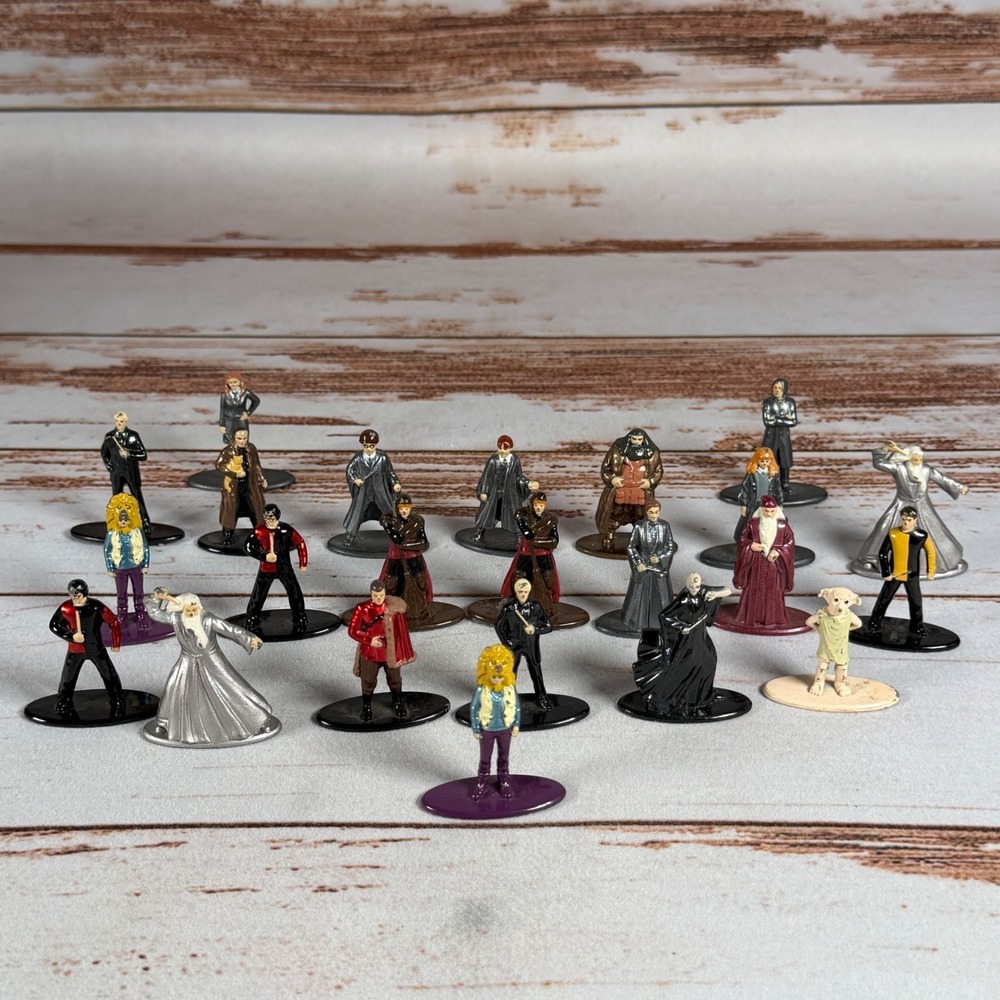 Harry Potter Nano Metalfigs 20 Piece Collection Jada Toys Die-Cast Lot